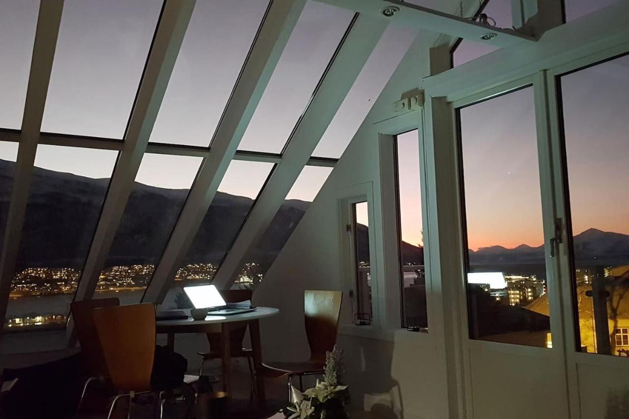 Glass Roof Private Loft In Tromso Ngoại thất bức ảnh
